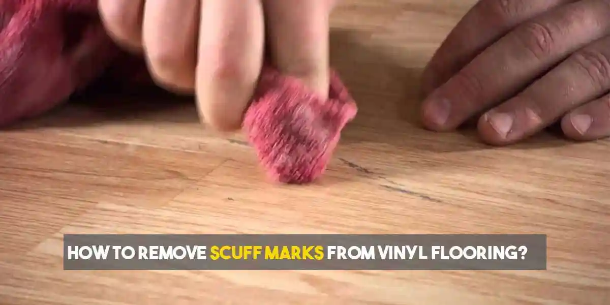 how to remove rubber marks from vinyl flooring