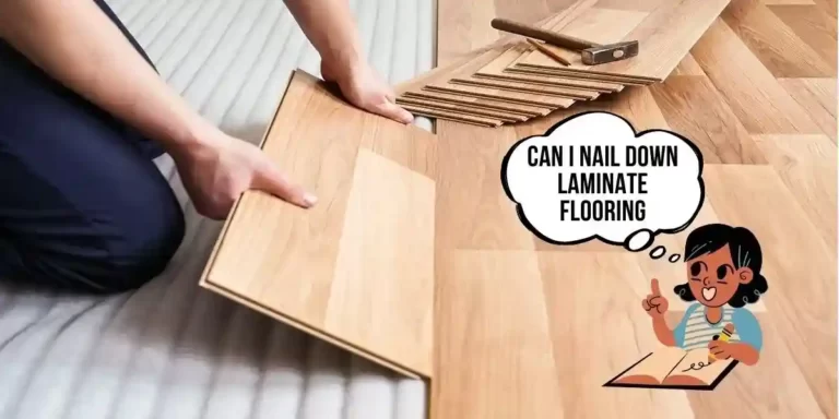 nail down laminate flooring