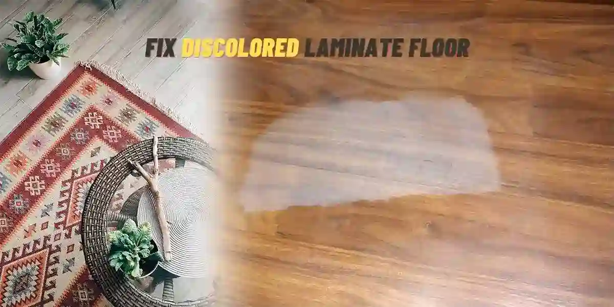 Discolored Laminate Floor Under Rug