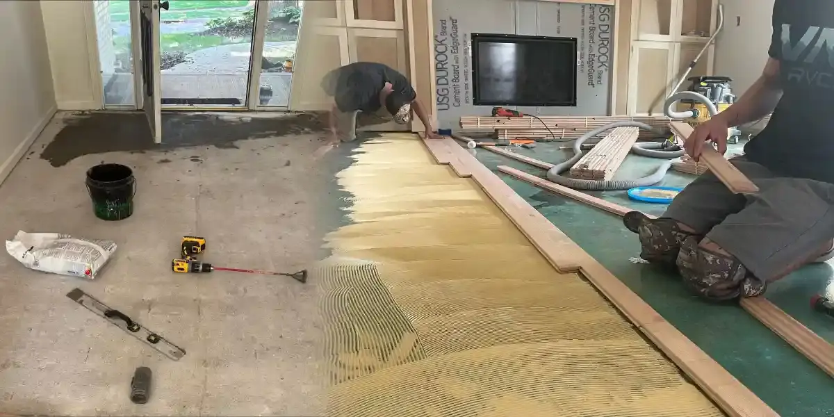 How to Install Glue Down Hardwood Flooring On Concrete?