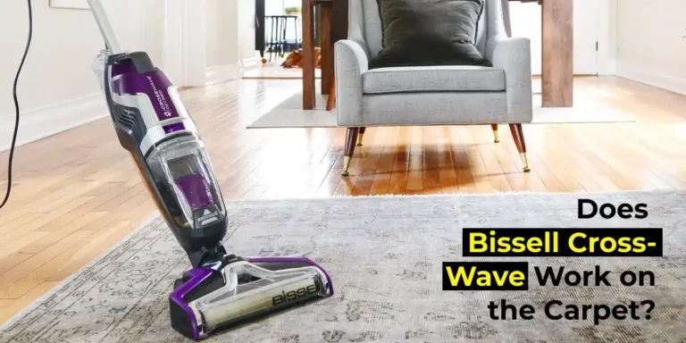 Bissell cross-wave work on the carpet